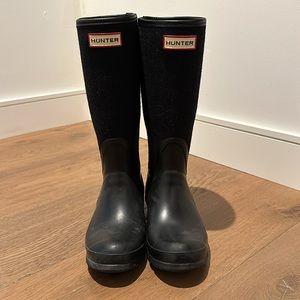 Hunter tall rain boots